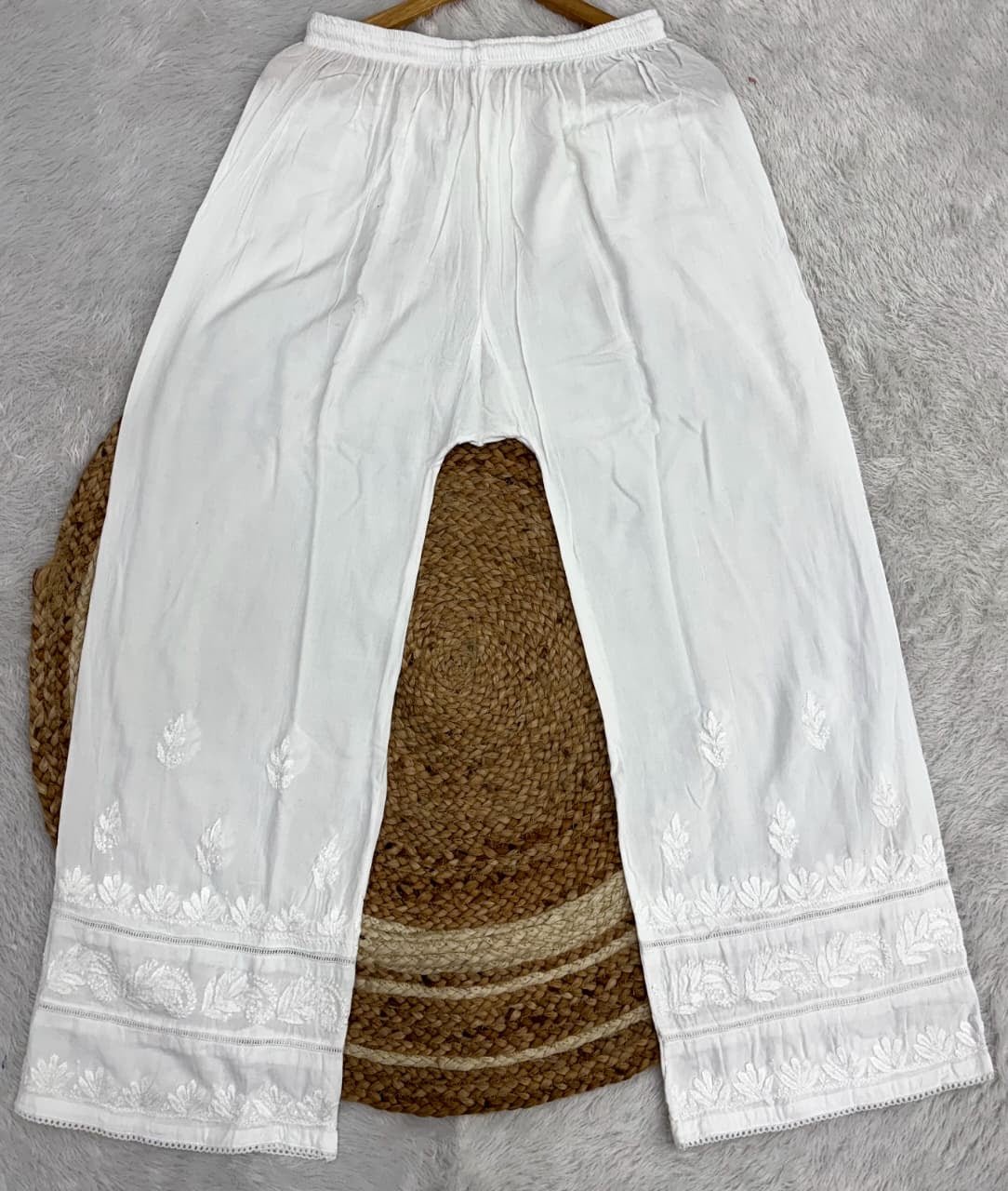 Heavy work co - ord cotton set - Chikankari official