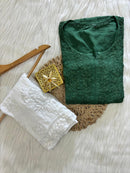 Heavy work Modal cotton Daman - Chikankari official