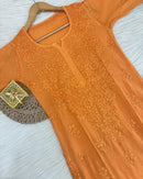 Heavy work Modal cotton Daman - Chikankari official