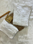 Heavy work Modal cotton Daman - Chikankari official