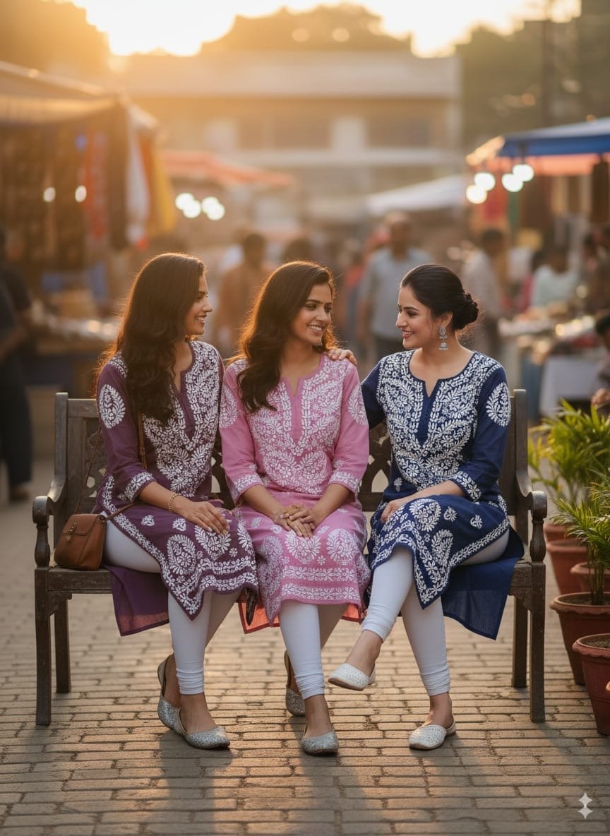 Heavy work Modal pure Quality - Chikankari official