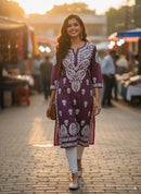 Heavy work Modal pure Quality - Chikankari official
