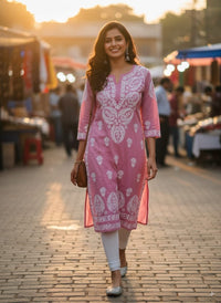 Heavy work Modal pure Quality - Chikankari official