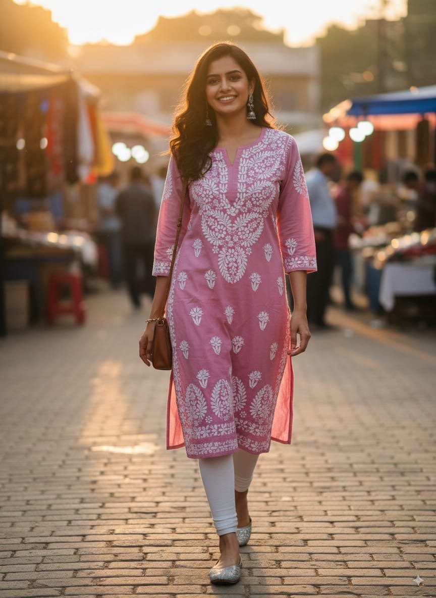 Heavy work Modal pure Quality - Chikankari official