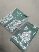 Heavy work Modal Set - Chikankari official