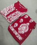 Heavy work Modal Set - Chikankari official