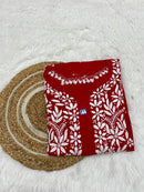 Heavy Work Rayon chikan Kurtis - Chikankari official
