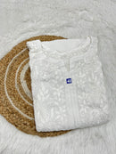 Heavy Work Rayon chikan Kurtis - Chikankari official