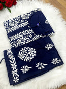 Heavy work Rayon Plazzo Set Roopal Special - Chikankari official
