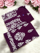 Heavy work Rayon Plazzo Set Roopal Special - Chikankari official