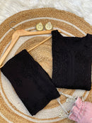 Heavy Work Soft Dyeable modal Plazzo set - Chikankari official