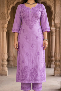 Heritage-style Masleen Chikankari product image
