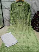 High quality muslin Kurta - Chikankari official