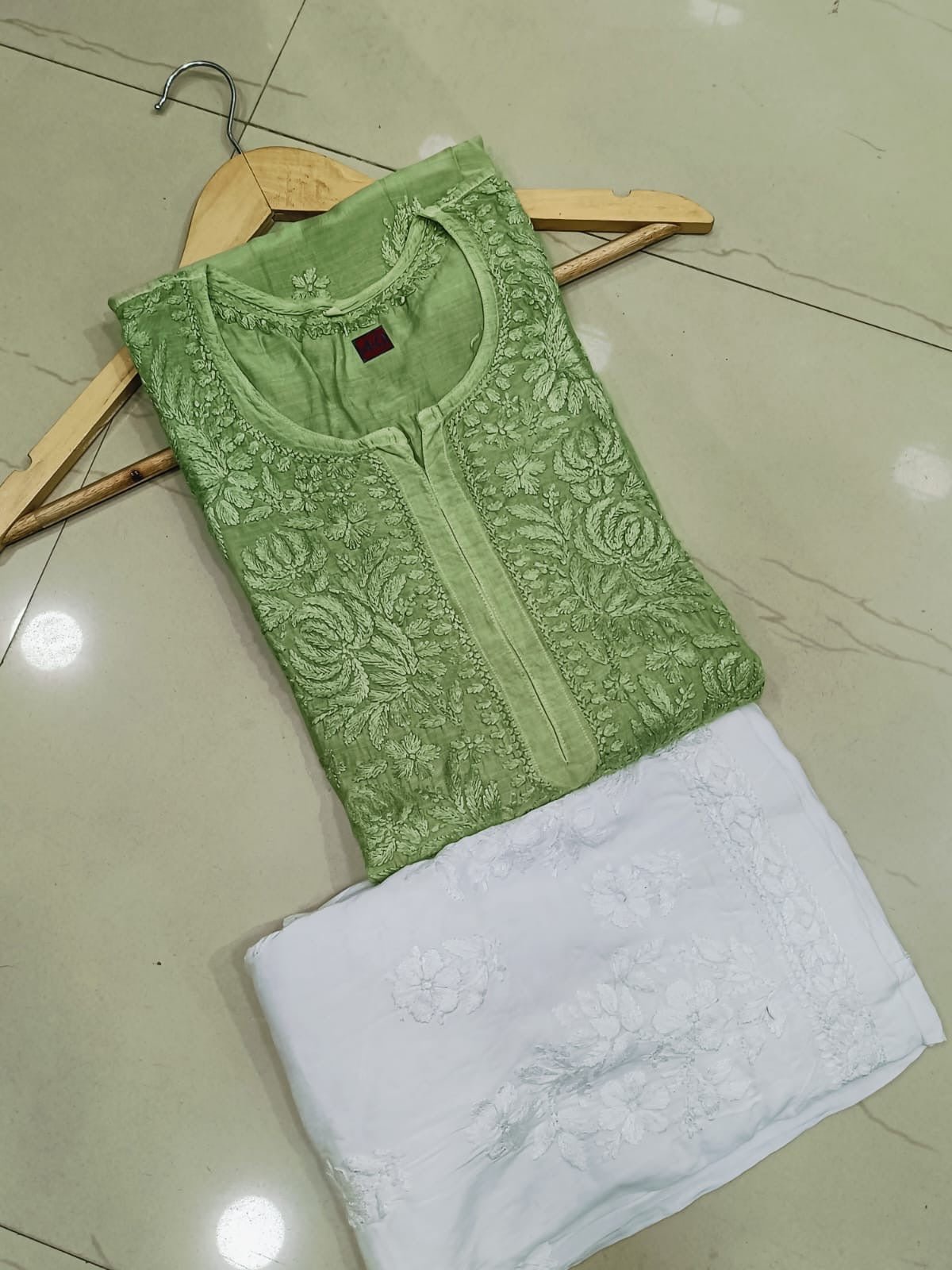 High quality muslin Kurta - Chikankari official
