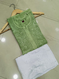 High quality muslin Kurta - Chikankari official