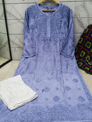 High quality muslin Kurta - Chikankari official