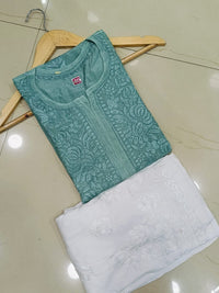 High quality muslin Kurta - Chikankari official