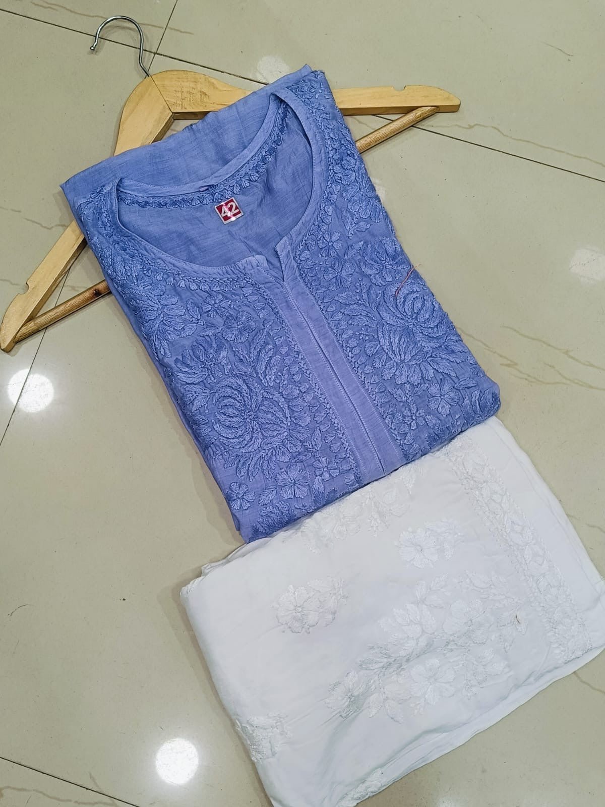 High quality muslin Kurta - Chikankari official