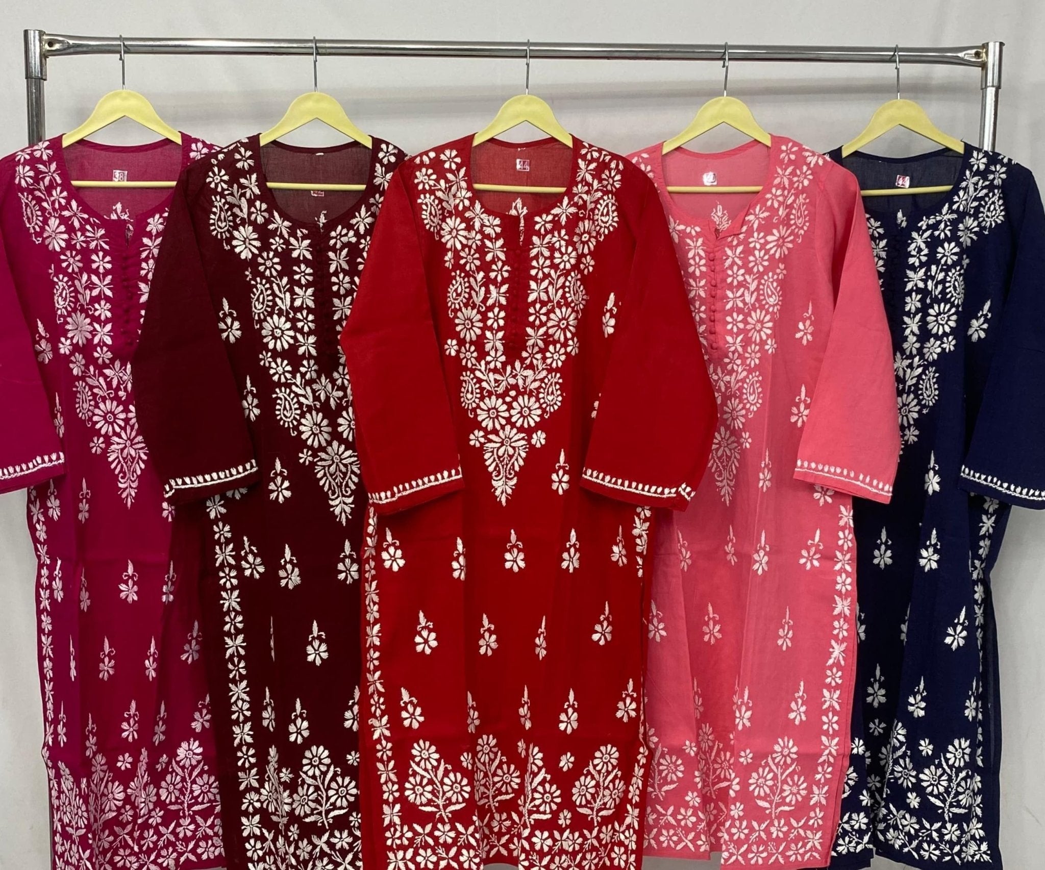 High quality pure cotton kurtis - Chikankari official