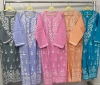High quality pure cotton kurtis - Chikankari official