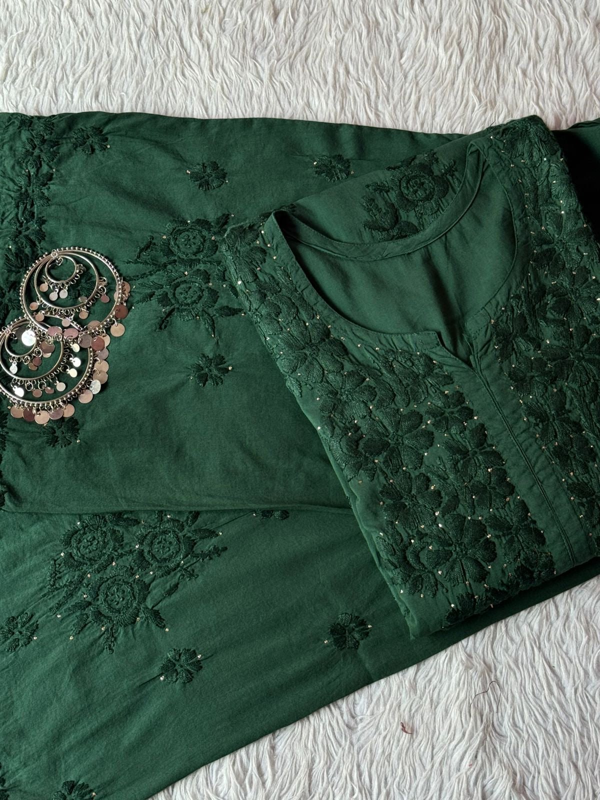 Hoor Muqaish Kurta with Plazzo - Chikankari official