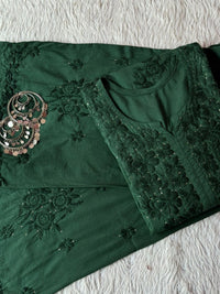 Hoor Muqaish Kurta with Plazzo - Chikankari official