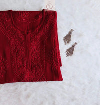 Hoor Viscose With Muqaish Work - Chikankari official