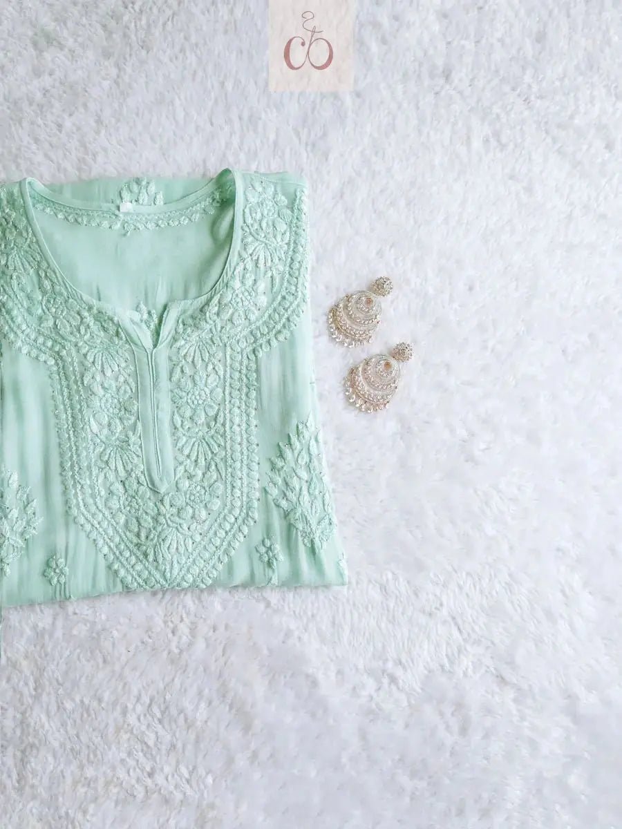 Hoor Viscose With Muqaish Work - Chikankari official