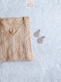 Hoor Viscose With Muqaish Work - Chikankari official