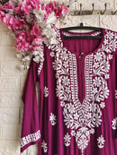 Iddat Comfy Pure Modal cotton - Chikankari official
