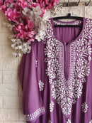 Iddat Comfy Pure Modal cotton - Chikankari official