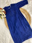 Import Quality Soft Rayon Kurti and Plazzo co ord - Chikankari official