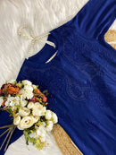 Import Quality Soft Rayon Kurti and Plazzo co ord - Chikankari official