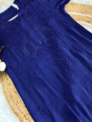 Import Quality Soft Rayon Kurti and Plazzo co ord - Chikankari official