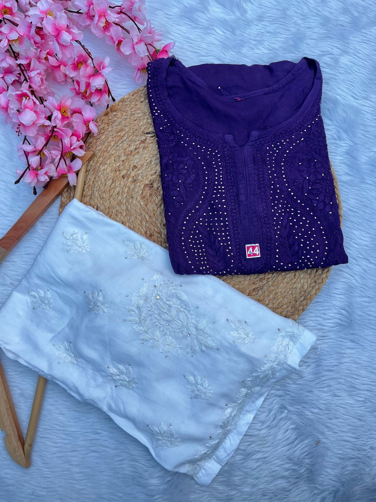 Inayat Super Soft Rayon Muqaish Chikankari - Chikankari official