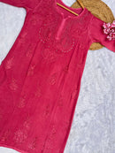 Inayat Super Soft Rayon Muqaish Chikankari - Chikankari official