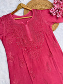 Inayat Super Soft Rayon Muqaish Chikankari - Chikankari official
