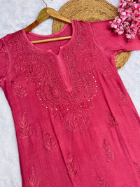 Inayat Super Soft Rayon Muqaish Chikankari - Chikankari official