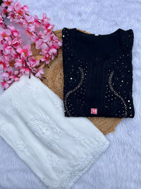 Inayat Super Soft Rayon Muqaish Chikankari - Chikankari official