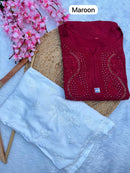 Inayat Super Soft Rayon Muqaish Chikankari - Chikankari official