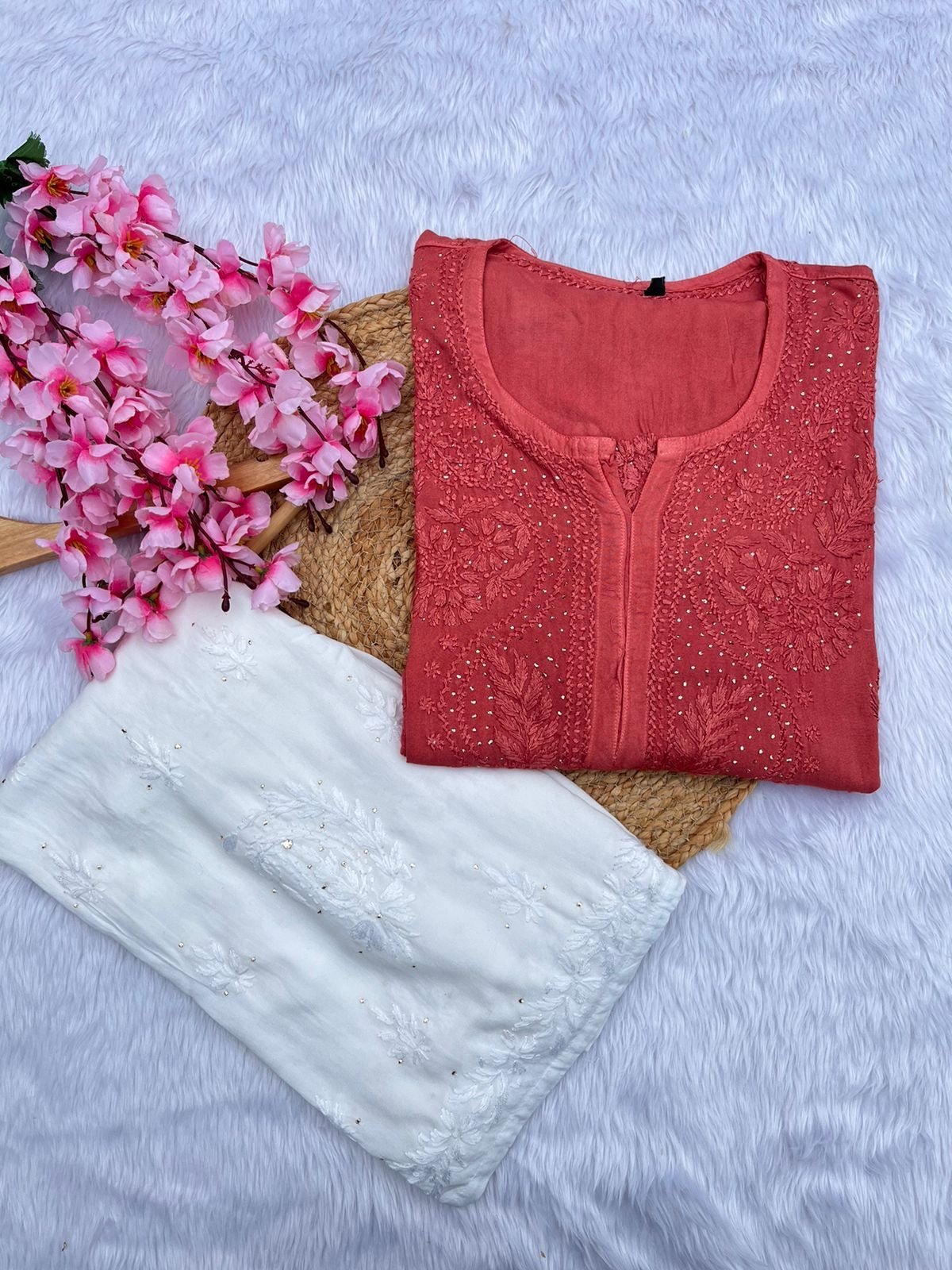 Inayat Super Soft Rayon Muqaish Chikankari - Chikankari official