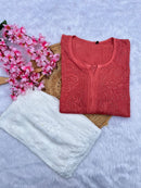 Inayat Super Soft Rayon Muqaish Chikankari - Chikankari official