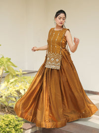 Jacket lehenga Premium work fancy Set - Chikankari official