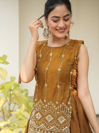 Jacket lehenga Premium work fancy Set - Chikankari official