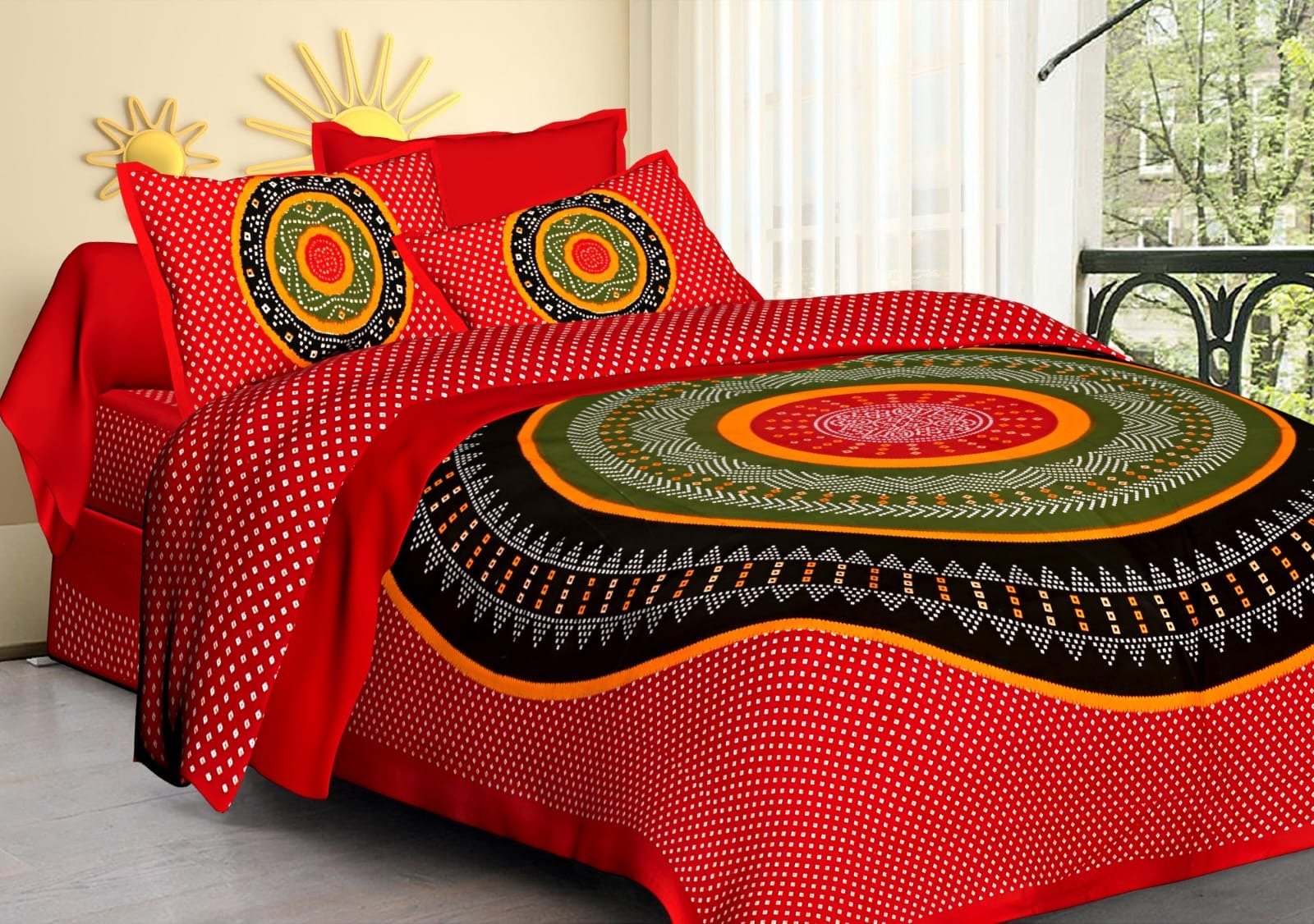 Jaipuri Printed Random Bedsheets - Chikankari official