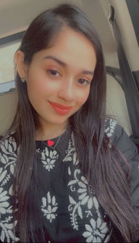 Jannat Zubair cotton crafted soft Set - Chikankari official