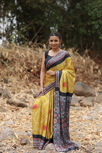 Japan satin Saree 6:30 meter - Chikankari official