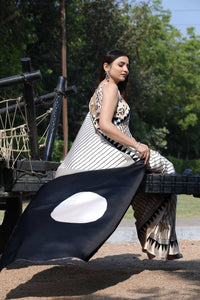 Japan satin Saree 6:30 meter - Chikankari official