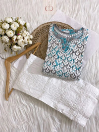 Kadhai Of chikankari 3d Work - Chikankari official