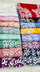 Kashmiri Style Modal cotton kurta - Chikankari official